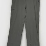 LL Bean Womens 10 Gray Trail Pants Fleece Lined Hiking Outdoor Warm Gorpcore Photo 0