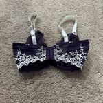 Wacoal Unlined Embrace Lace Underwire Bra Deep Purple Women's Size 32DDD Photo 2