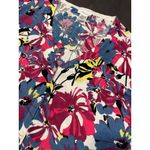 Kate Hill  Vibrant Floral Cotton Blouse - Chic Summer‎ Style L/G Size B-114 Photo 2