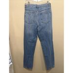 SheIn EZwear High Waist Straight Leg Ripped Mom Jeans Size 6 Medium Photo 4