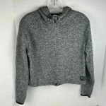 PINK - Victoria's Secret Victoria's Secret PINK Women's XS Gray Cropped Pullover Hoodie Sweatshirt Photo 0