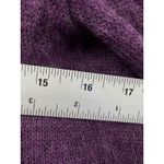 Eileen Fisher  Petite Purple Alpaca Wool Blend Open Front Cardigan Sweater PP Photo 4