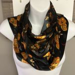 Halloween Black and Orange Pumpkins Jack O’ Lanterns, Candy Corn Polyester Scarf Photo 12