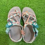 Chacos CHACO ZX/2 Classic Sport Sandals Aqua Desert Mosaic‎ Southwest Toe-Loop Womens 7 Photo 4