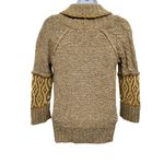 Buckle BKE Cable Knit Chunky Button Shawl Collar Wool Cardigan Sweater Top Photo 39