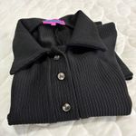 Edikted Black Ribbed Button Up Romper Jumpsuit Womens Size S Short Sleeve Y2K Photo 9