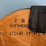 Old Gringo United Short Black Leather Star Cowboy Ankle Boots Photo 8