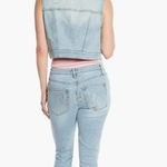 Juicy Couture  Stone Light Wash Denim Vest Sz S NWT Photo 6