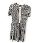 Forever 21 Black & White Plaid /Backless Dress – Size M Photo 1