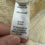 Theory Sweater Womens Large Cream Cable Knit Innis Aria Wool Photo 6