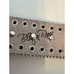 Blazin Roxx  Cowgirl leather belt sparkling rhinestones and silver small Photo 5