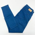 Mavi Karlina Mid Rise Skinny Jeans Womens 27 Blue Moto Zipper Retro Rocker Photo 2