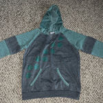 The Animal Rescue‎ Women's Green Gray Walking Paws Hoodie Size Small Photo 0