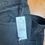 PacSun NEW Dad Jean Shorts Womens 28 Black High Rise Cut Off Button Fly Denim Photo 12