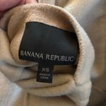 Banana Republic  Wool Reversible Car Coat XS Open Pockets Shawl Collar Tan Cream Photo 6