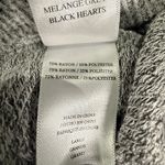 Rails Womens Callahan Sweatshirt Large Grey Black Heart Print Cozy Knit Luxury Photo 5