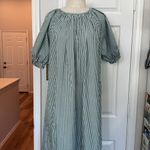Lake Pajamas stripe maxi dress Green Size M Photo 4