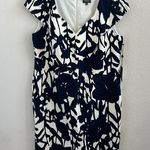 Adrianna Papell NWT  Geo Professional Business Dress Neutral 16 Photo 0