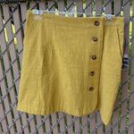 HYFVE NWT Mustard Mini Skirt Large Photo 0