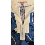 Frances Valentine Blue Black Oyster KITTA Cotton Kaftan Size Medium NWT Photo 3