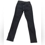 Reformation  Skinny Leg Cropped Black Jeans Photo 2