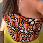 superdown Abstract Print Strapless Top Photo 4
