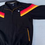 Rocawear Vintage Striped Black Red Track Zip Up Jacket Photo 5