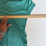 Michael Stars  Maternity Ruched Green Tee‎ Shirt Top One Size Women's Photo 3