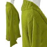 Wooden Ships Lightweight Wrap Cardigan in Fern Forest Green Size Medium Large Photo 3