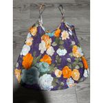 Victoria's Secret Vintage Gold Label Rare Cami Top Floral Print Silk Blend sz S Photo 4