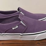 Vans  Women's Asher Slip On Sneaker Purple Size 9.5 NWOT Photo 9