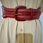 MEXX genuine leather red belt Photo 4