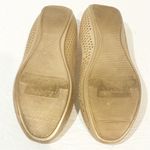 Melissa  Women’s Size 7 Gold Jelly Ballet Flats with Bows on Toe Shoes Photo 4