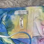 Final Touch Rainbow Tie Dye Crop Tank Top Photo 2