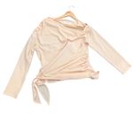 ASTR the label Soft Peach Knit Top One Shoulder Photo 1