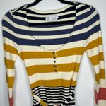Anthropologie Saturday Sunday  Riley Striped Shirt Cotton Dress size S Photo 3