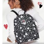 Brighton Endless Love Black white Hearts Backpack NWT Photo 1