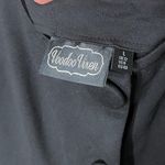 Voodoo Vixen Black Flutter Sleeve Button Front Tie Back Cutout Dress Size L Size L Photo 3