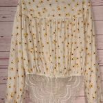 Free People Forties Feels Daisy Print Bell-Sleeve Floral Bodysuit Photo 5