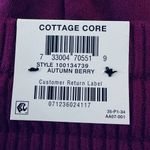 INC Large Flare Knit Sweater Pants Pockets Stretch Autumn Berry Magenta New Photo 4