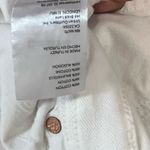 Free People  Maggie Mid Rise Straight Leg White jeans distressed size 26 Photo 6