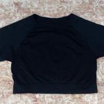 ✨NWOT✨ Workout Crop Fitted Tee Black Photo 0