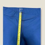 Zella Eyelet Trim Blue Athleisure Crop Leggings Women's Size Small Photo 3