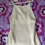 House of Harlow NEW WITH TAGS - Cream Beige  1960 Knit Embellished Faux Pearl Straps T Photo 2