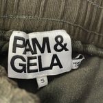 Pam & Gela  Flare Velour Pants Photo 4