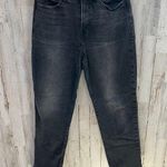 Old Navy Extra High-Waisted Sky-Hi Straight Raw-Hem Black Jeans for Women 4 Photo 0