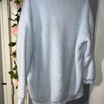 Pink Cute and Fuzzy Sweater Dress Blue Size L Photo 1