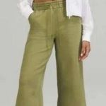Lululemon [] Loungeful High-Rise Wide Leg Crop
Bronze Green Size 10 Photo 0
