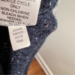 Dress Barn  Dolman Sleeve Sweater Navy Speckled Photo 12