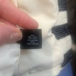 The Limited  navy and off white striped tweed style jacket  size XS. Photo 9